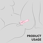 WINYI Bendable Expandable Vibrator-2in1 Rabbit Vibe-WY0710 ELIZABETH-adult toy supplier